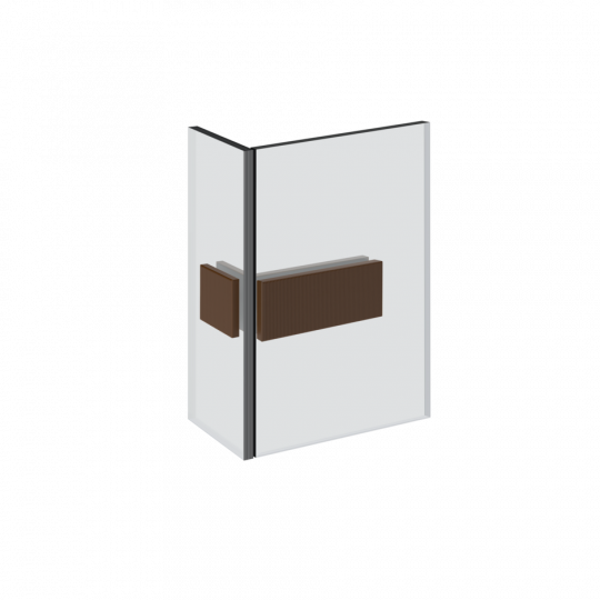 Зажим стекло-стекло Gessi Rigato 67507 схема 1