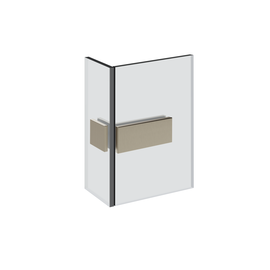 Зажим стекло-стекло Gessi Rigato 67507 ФОТО