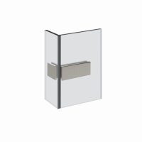 Зажим стекло-стекло Gessi Rigato 67507 схема 5