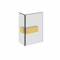 Зажим стекло-стекло Gessi Rigato 67507 схема 6