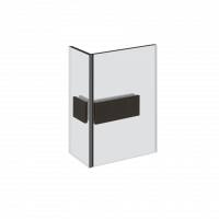 Зажим стекло-стекло Gessi Rigato 67507 схема 8