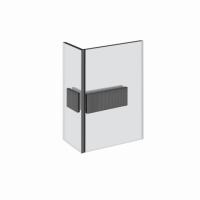 Зажим стекло-стекло Gessi Rigato 67507 схема 10