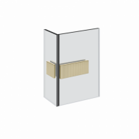 Зажим стекло-стекло Gessi Rigato 67507 схема 15