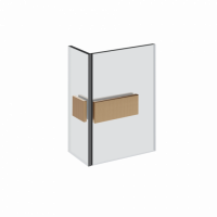 Зажим стекло-стекло Gessi Rigato 67507 схема 17