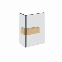 Зажим стекло-стекло Gessi Rigato 67507 схема 19