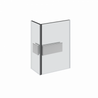 Зажим стекло-стекло Gessi Diamanto 67607 схема 3