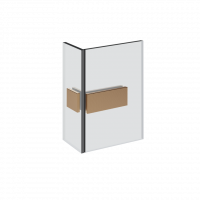 Зажим стекло-стекло Gessi Diamanto 67607 схема 17