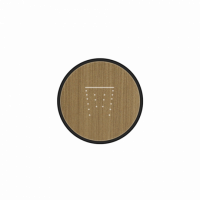 Декоративная кнопка с символом ВОДОПАД Gessi Hi-Fi Comfort SP04257 схема 14