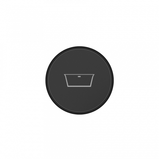 Декоративная кнопка с символом НАПОЛНЕНИЕ ВАННЫ Gessi Hi-Fi Comfort SP04261 схема 1