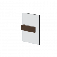 Петля стена-стекло Gessi Rigato L. max = 100 см 67501 схема 1