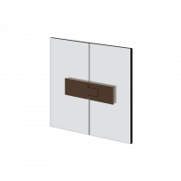 Петля стекло-стекло Gessi Rigato L. max = 100 см 67503 схема 1