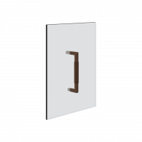 Ручка для душевой двери Gessi Rigato 20 см 67521 схема 1 Ручка для душевой двери Gessi Rigato 20 см 67521 схема 1