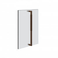 Ручка для душевой двери Gessi Rigato 45 см 67525 схема 1