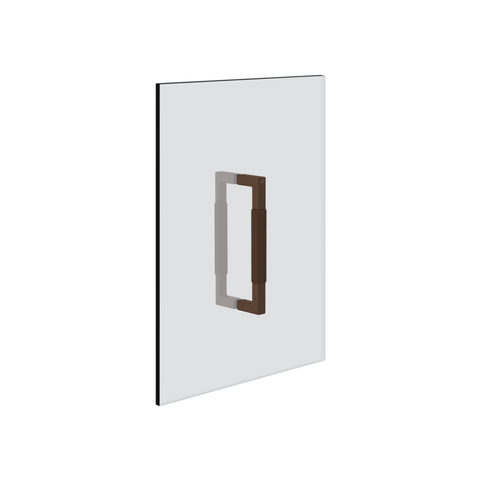 Ручка для душевой двери двойная Gessi Rigato 20 см 67531