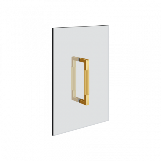 Ручка для душевой двери двойная Gessi Rigato 20 см 67531 схема 5