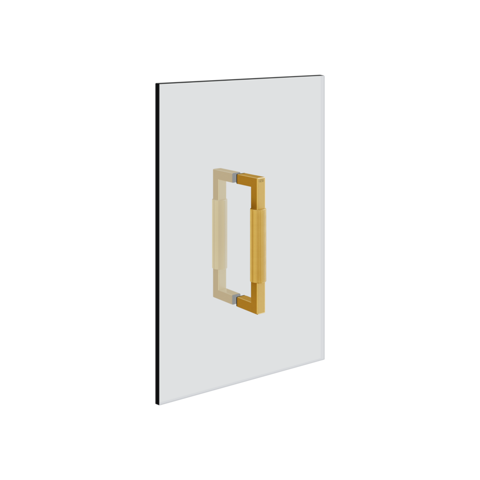 Ручка для душевой двери двойная Gessi Rigato 20 см 67531 ФОТО