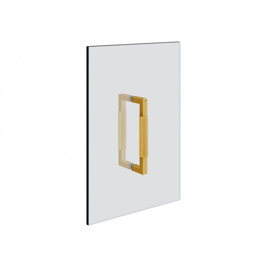 Ручка для душевой двери двойная Gessi Rigato 20 см 67531 схема 6