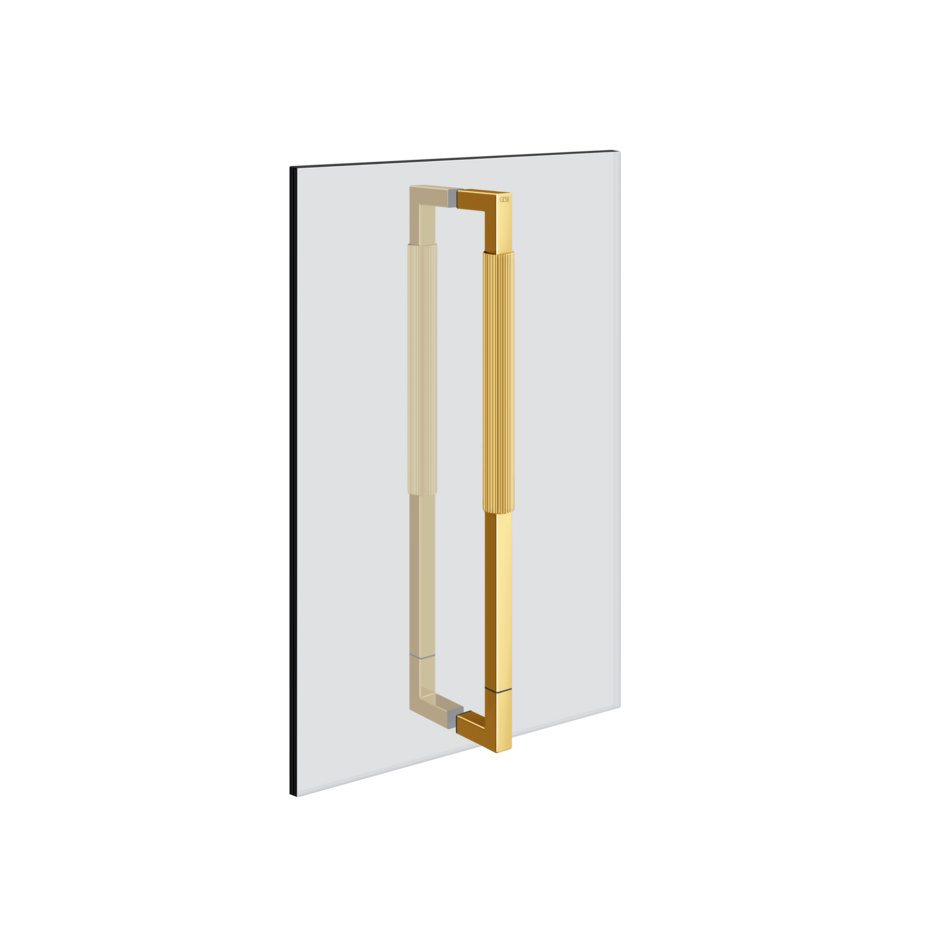 Ручка для душевой двери двойная Gessi Rigato 45 см 67535 ФОТО