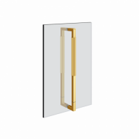 Ручка для душевой двери двойная Gessi Rigato 45 см 67535 схема 6