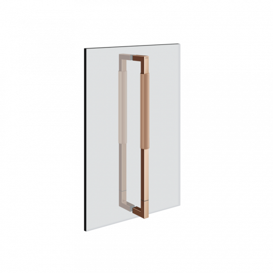 Ручка для душевой двери двойная Gessi Rigato 45 см 67535 схема 9