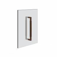 Ручка для душевой двери двойная Gessi Diamanto 30 см 67633 схема 1