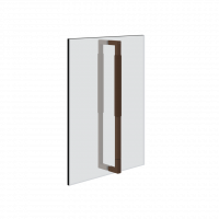 Ручка для душевой двери двойная Gessi Diamanto 45 см 67635 схема 1