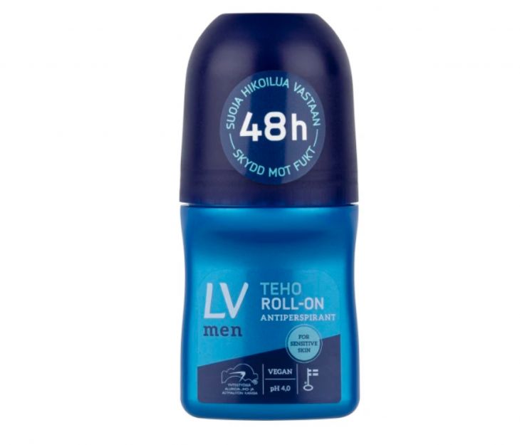 LV MEN Шариковый антиперспирант с защитой 48 ч. 50 мл