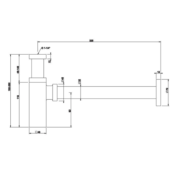 Сифон для раковины Gessi 01410 ФОТО