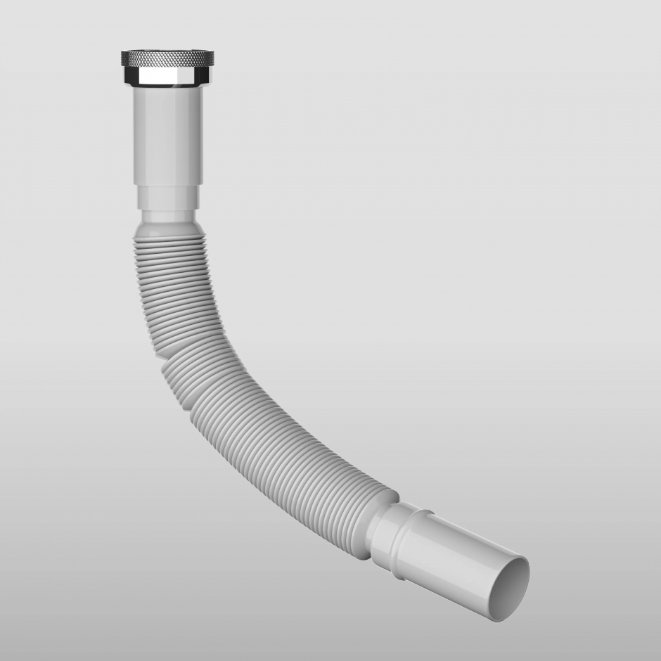 Сливная труба гофрированная Gessi  Rettangolo слив d.32 mm RI29455