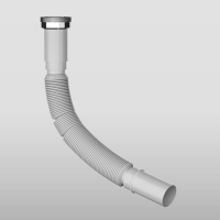 Сливная труба гофрированная Gessi  Rettangolo слив d.32 mm RI29455 схема 1