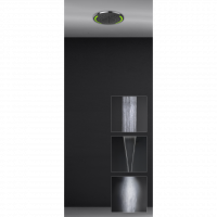 Встраиваемая часть душа Gessi Colour 2017 35 см 57829 схема 1