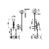 Удаленное управление для излива Gessi Sensor Taps 30653 схема 2