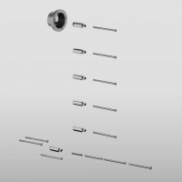 Удлинитель для термостата Gessi Technical 2,5 см RI43128 схема 1