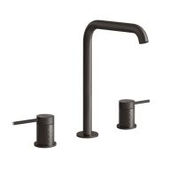 Смеситель для раковины Gessi Intreccio 54111 с фактурными ручками схема 3 Смеситель для раковины Gessi Intreccio 54111 с фактурными ручками схема 3