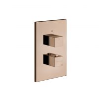 Внешняя часть термостата для ванны/душа Gessi Rettangolo 20184 схема 3