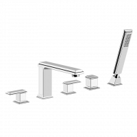 Смеситель для ванны и душа Gessi Eleganza 46040 схема 1