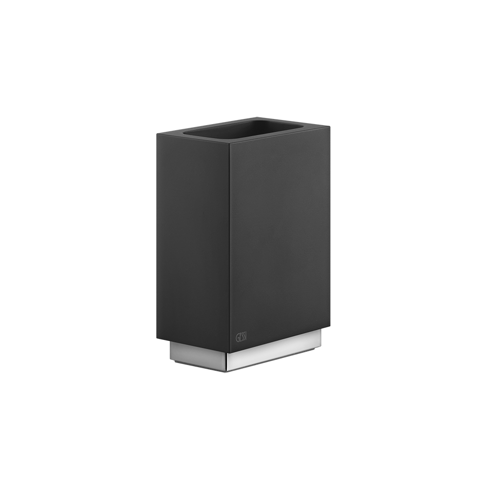 Изображение Черный стакан Gessi Rettangolo 20835 в различных отделках