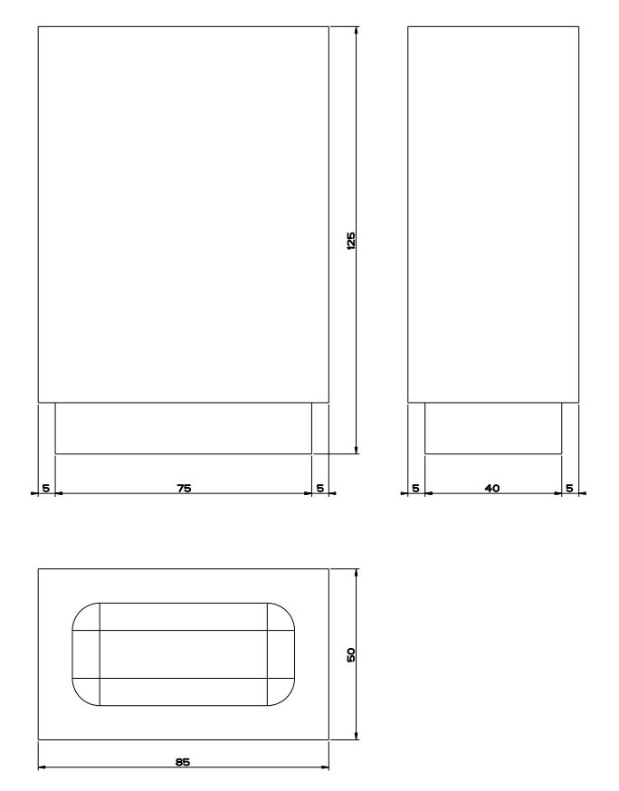 Черный стакан Gessi Rettangolo 20835 в различных отделках ФОТО