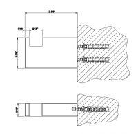 Gessi Rettangolo крючок для полотенец 20921 схема 2