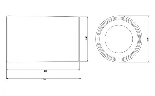 Gessi Riflessi Стакан 37331 схема 2