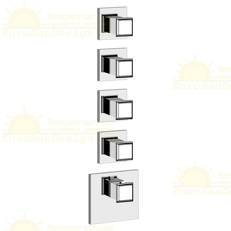 Gessi Eleganza Wellnes смеситель для ванны/душа 46228