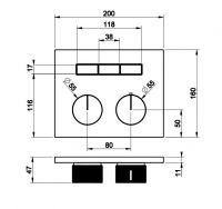 Смеситель для ванны c душем Gessi Hi-Fi 63006 схема 2 Смеситель для ванны c душем Gessi Hi-Fi 63006 схема 2
