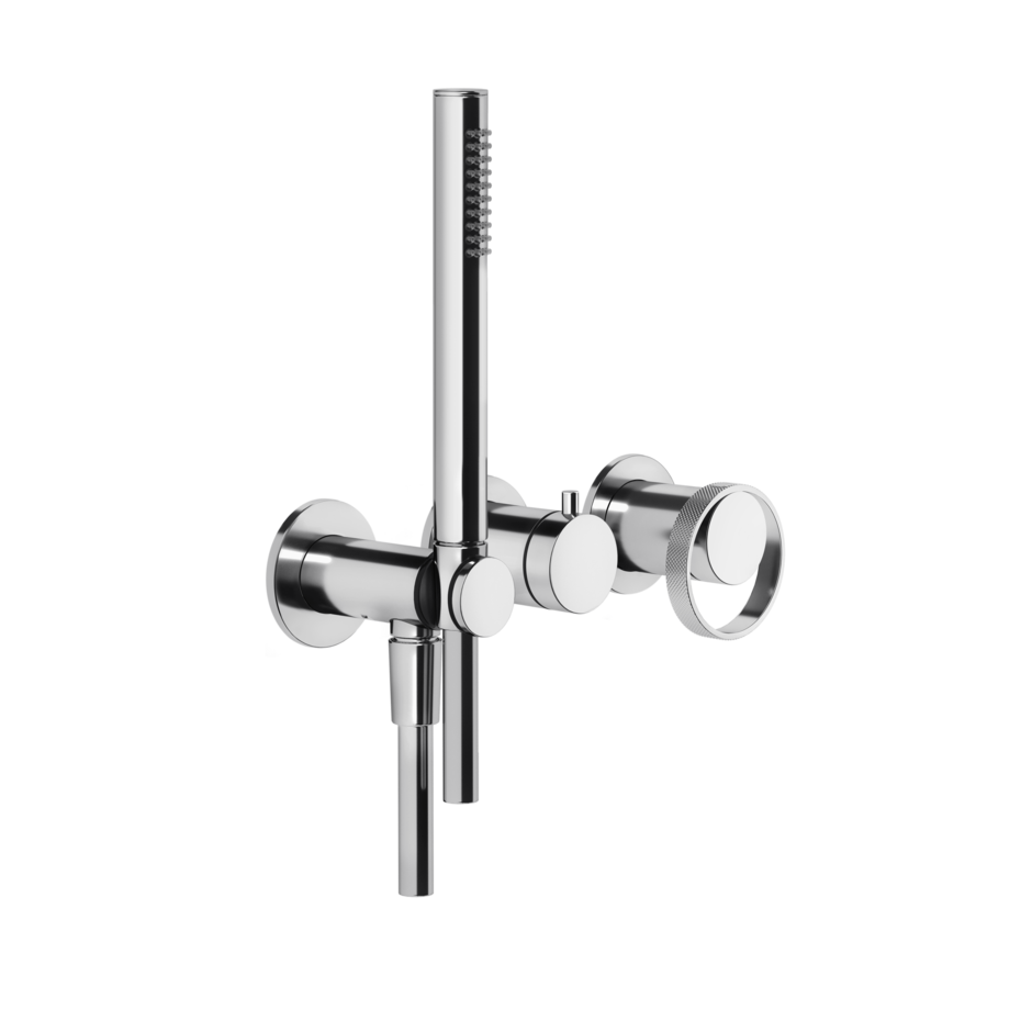 Смеситель для ванны c душем Gessi Anello 63345 цена от 74 547 ₽ Фото Смеситель для ванны c душем Gessi Anello 63345