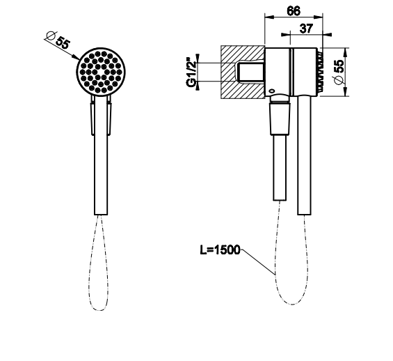 Душевой гарнитур Gessi Hi-Fi 63199 ФОТО