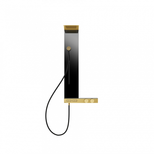 Душевая панель с термостатом Gessi Hi-Fi 63043 схема 10