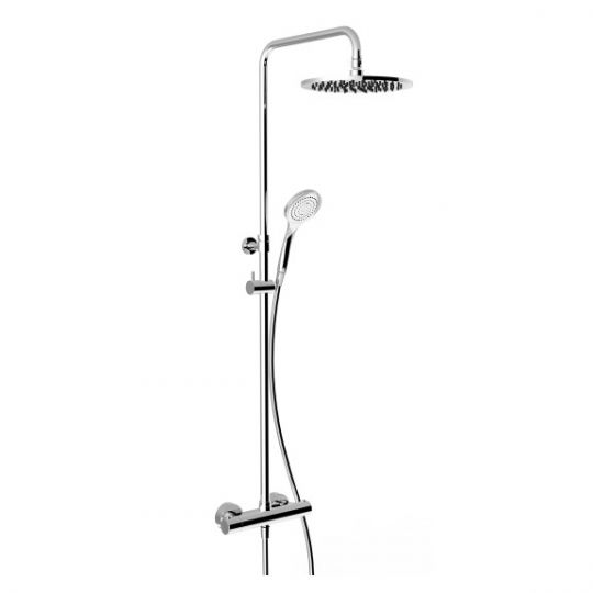 Душевая колонна с круглым тропическим душем Gessi Minimalistic Shower 3517 схема 7 Душевая колонна с круглым тропическим душем Gessi Minimalistic Shower 3517 схема 7