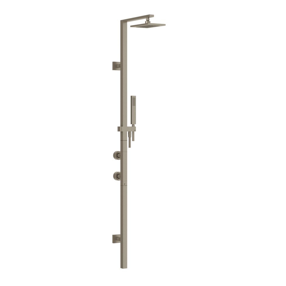 Душевая колонна с тропическим душем Gessi Rettangolo 23405