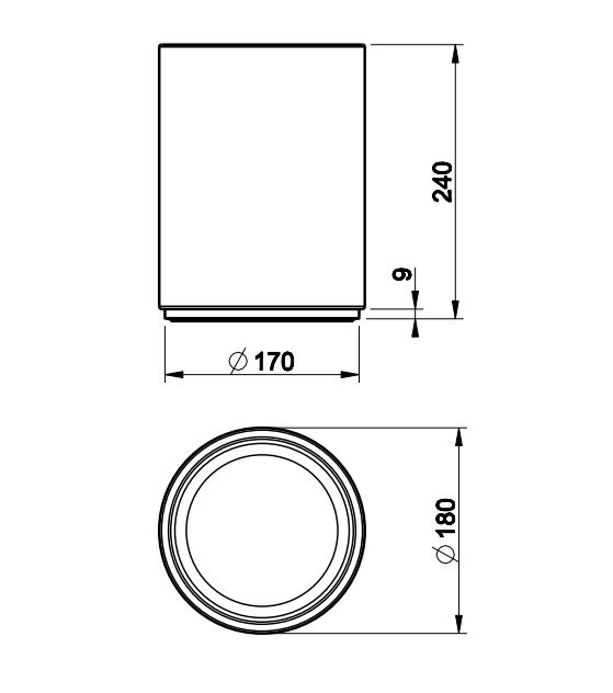 Корзина для мусора Gessi Anello 45590 ФОТО