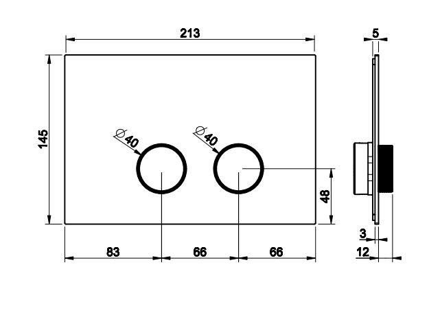 Кнопка для унитаза Gessi 54627 ФОТО