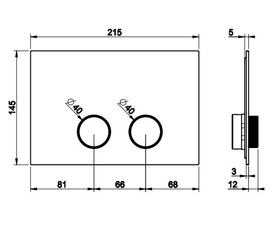 Кнопка смыва Gessi 54629 ФОТО